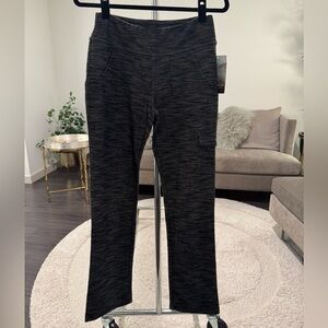 Balance Collection Outdoor Black Grey Flare Pants Size Small NWT